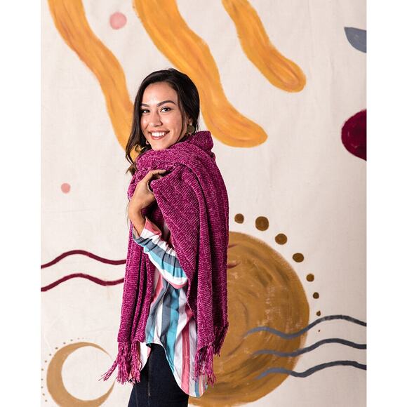 Lularoe Mimi Sweater-Knit Wrap in Soft Chenille * New with Tags* - Picture 2 of 4